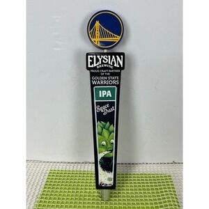 Elysian Brewing Golden State Logo Space Dust IPA Beer Tap Handle